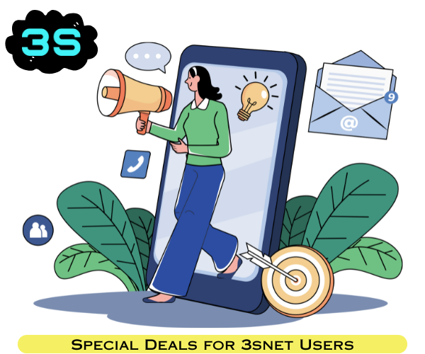 Special Offer for 3snet Users
